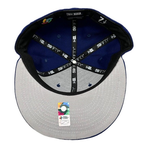 New Era Dominican Republic 2023 World Baseball Classic Fitted‎ 59FIFTY 7-1/8 Hat - Picture 7 of 7